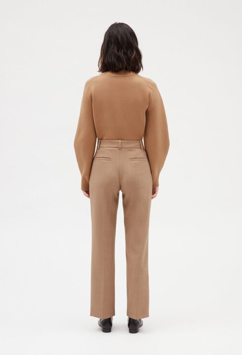 Pantalon de tailleur beige