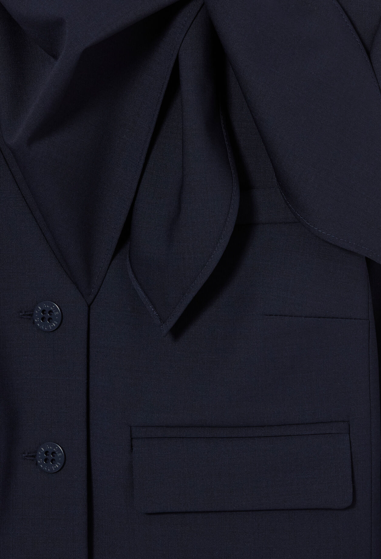 Boxy-Jacke aus Wollmix