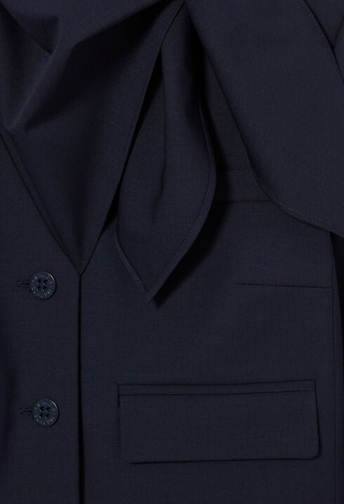 Boxy-Jacke aus Wollmix