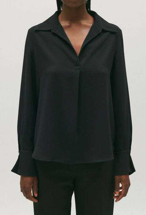 Blouse fluide noire 