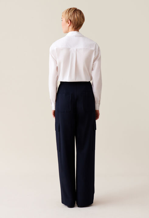 Cargohose Marineblau