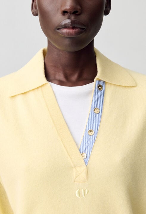 Wool Polo Jumper