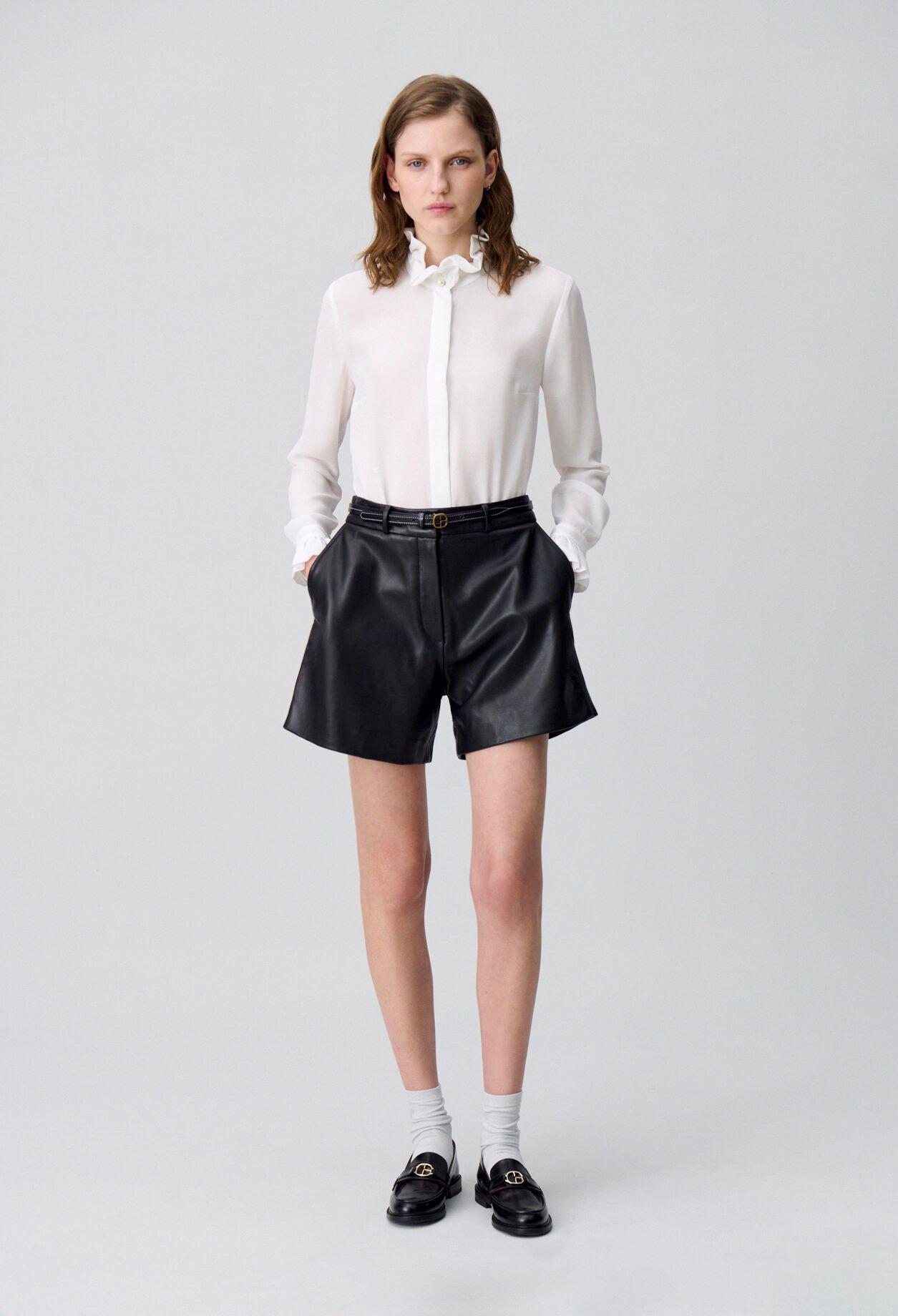 Victorian collar blouse