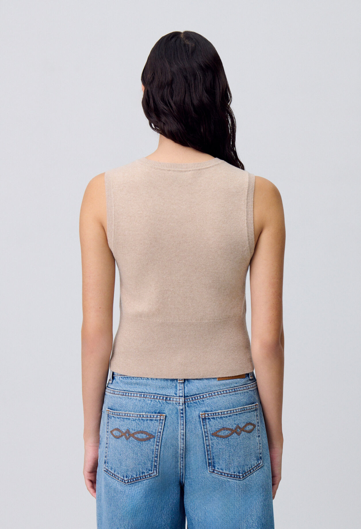 Button-Up Knitted Top
