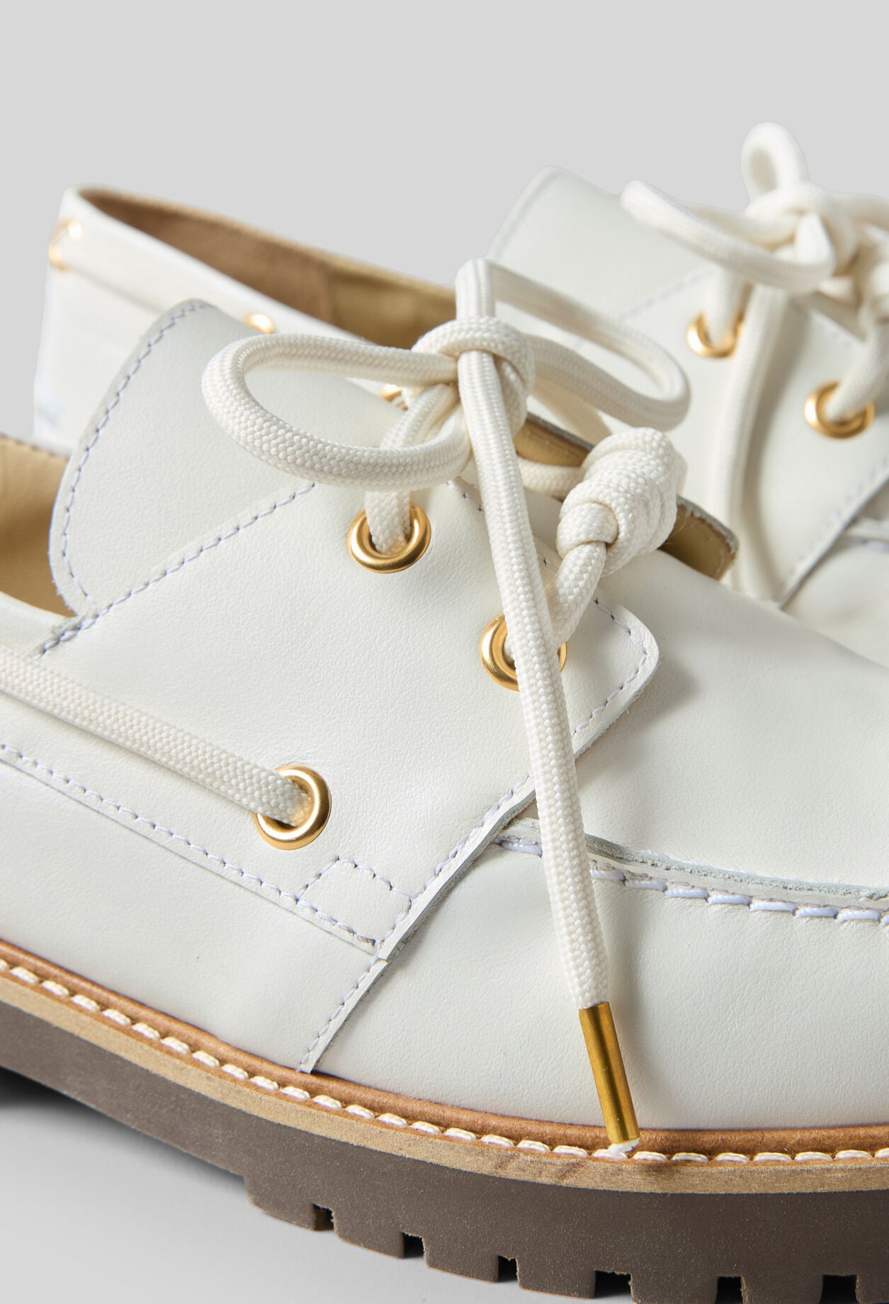 Bootsschuhe aus Leder