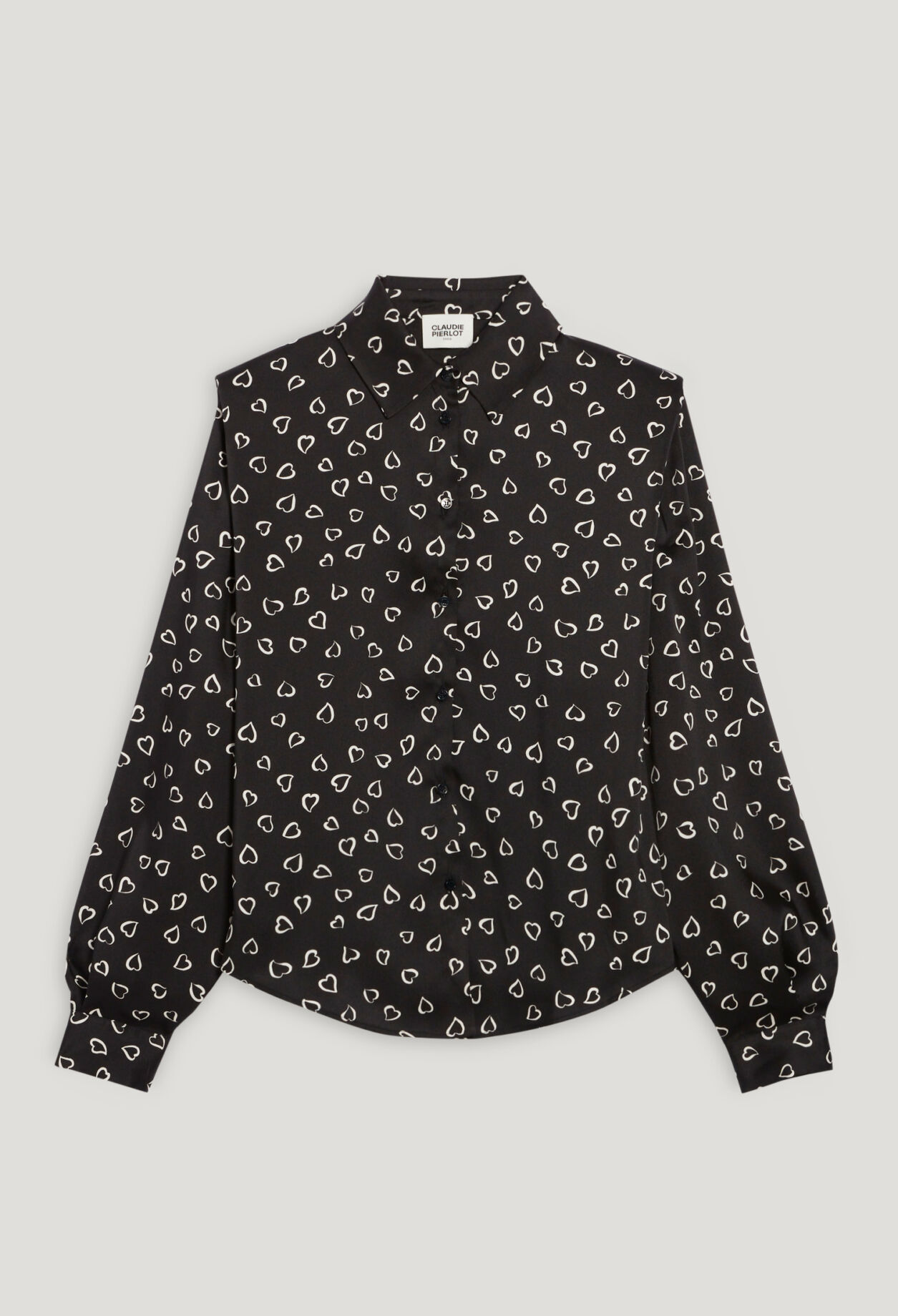 Floaty heart print shirt