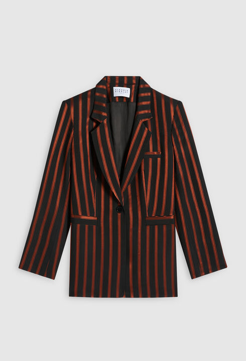 Striped blazer jacket