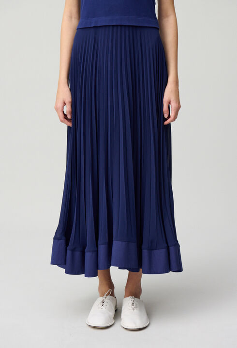 Robe longue trompe l'œil
