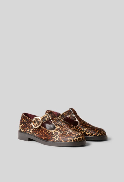 Babyschuhe Leder Leopardenmuster