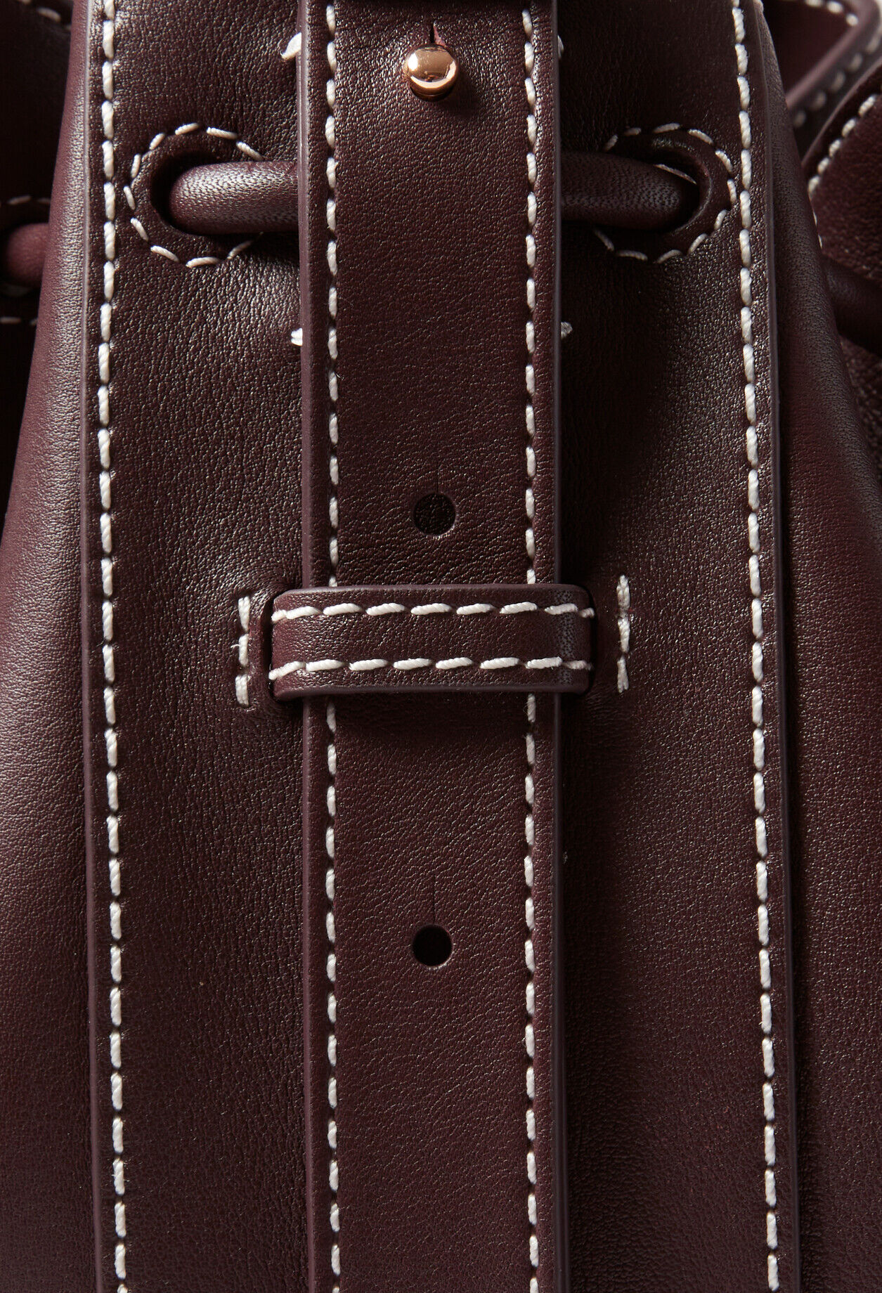 Leather Bucket Bag
