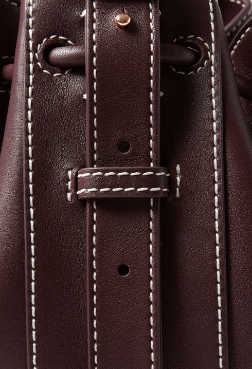 Leather Bucket Bag