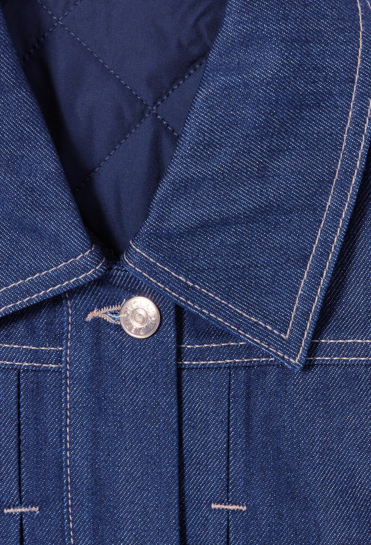 Veste denim droite