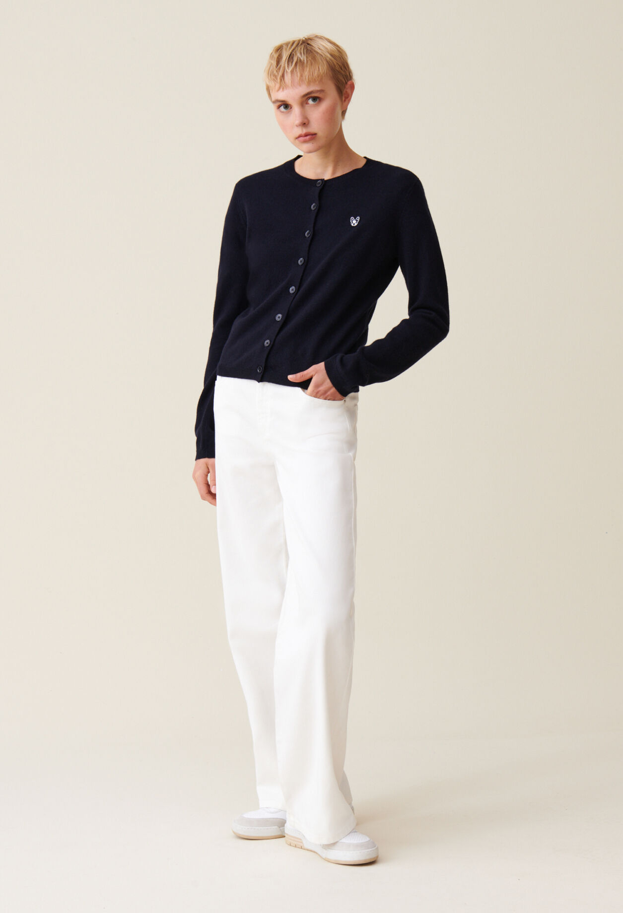 Cardigan Jean Toto laine 
