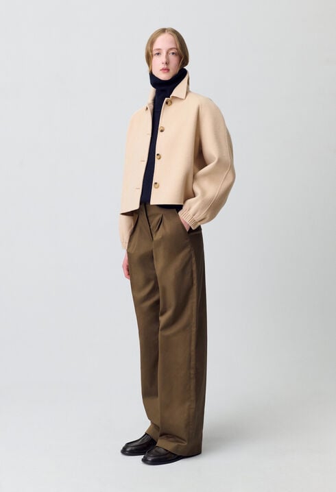Short Shirt Collar Jacket
