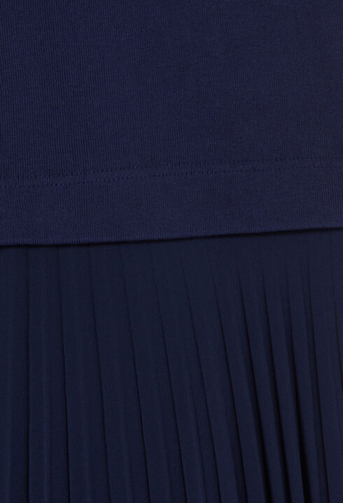 Robe longue trompe l'œil