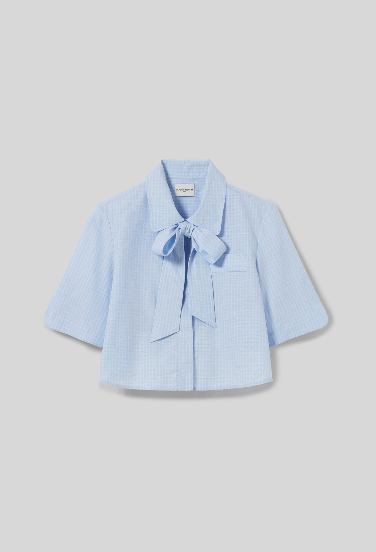 Chemise courte carreaux
