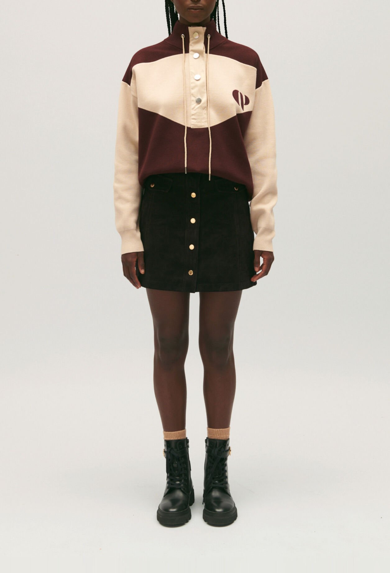 Sweatshirt Minimum Troyerkragen