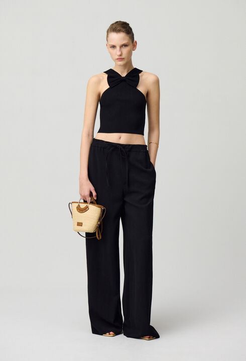 Top fine maille noeud