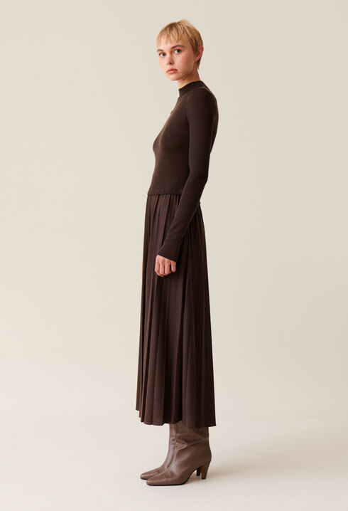 Twist-Strickkleid