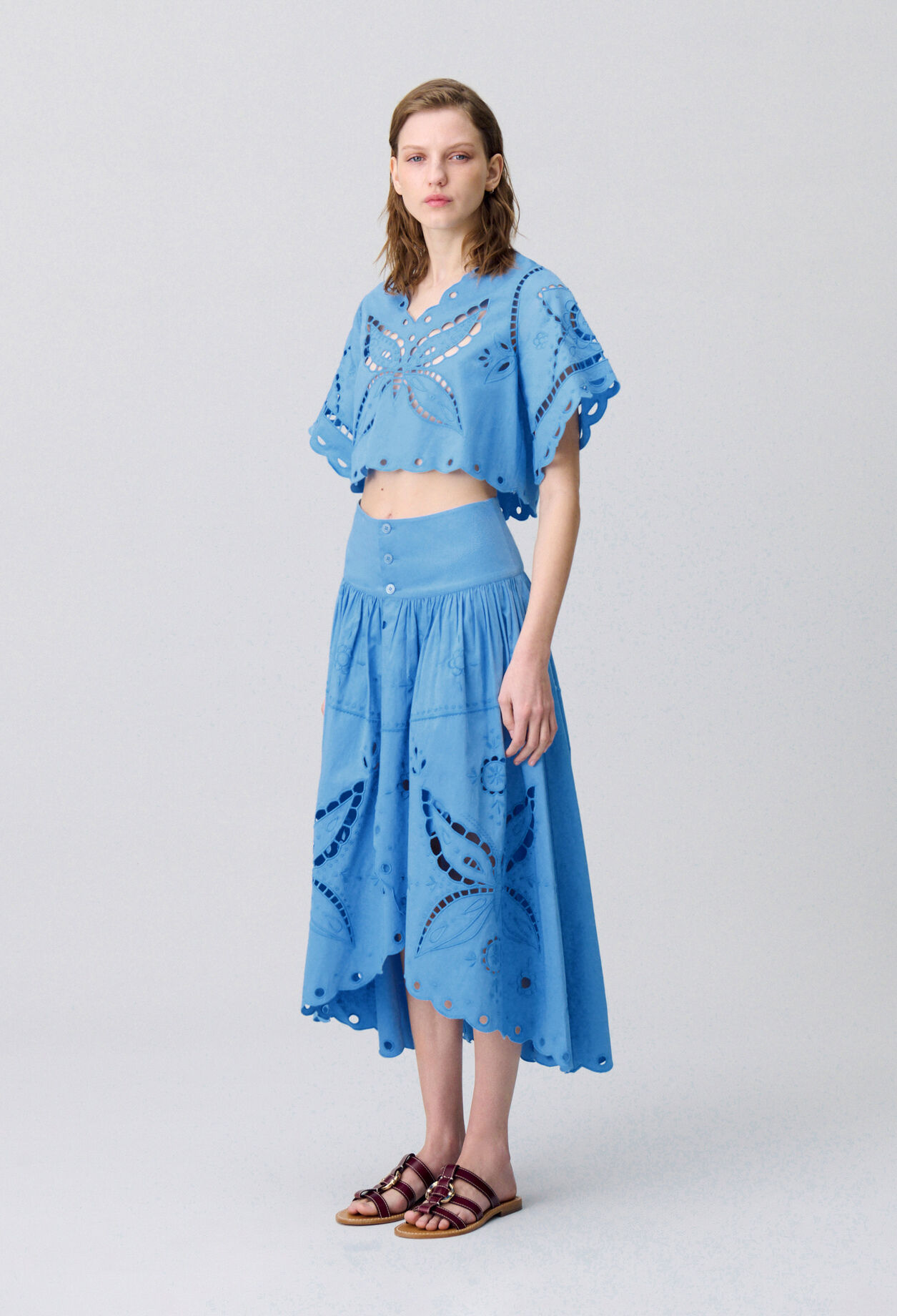 Butterfly Embroidered Top