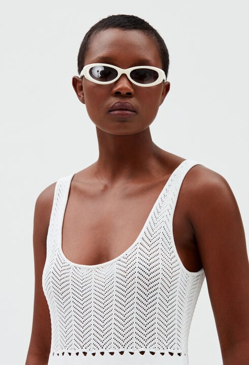 Ovale Sonnenbrille 