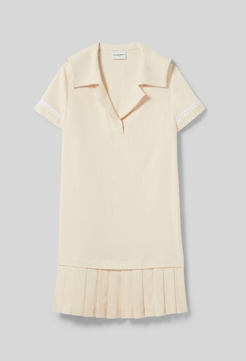 Kurzes Faltenkleid