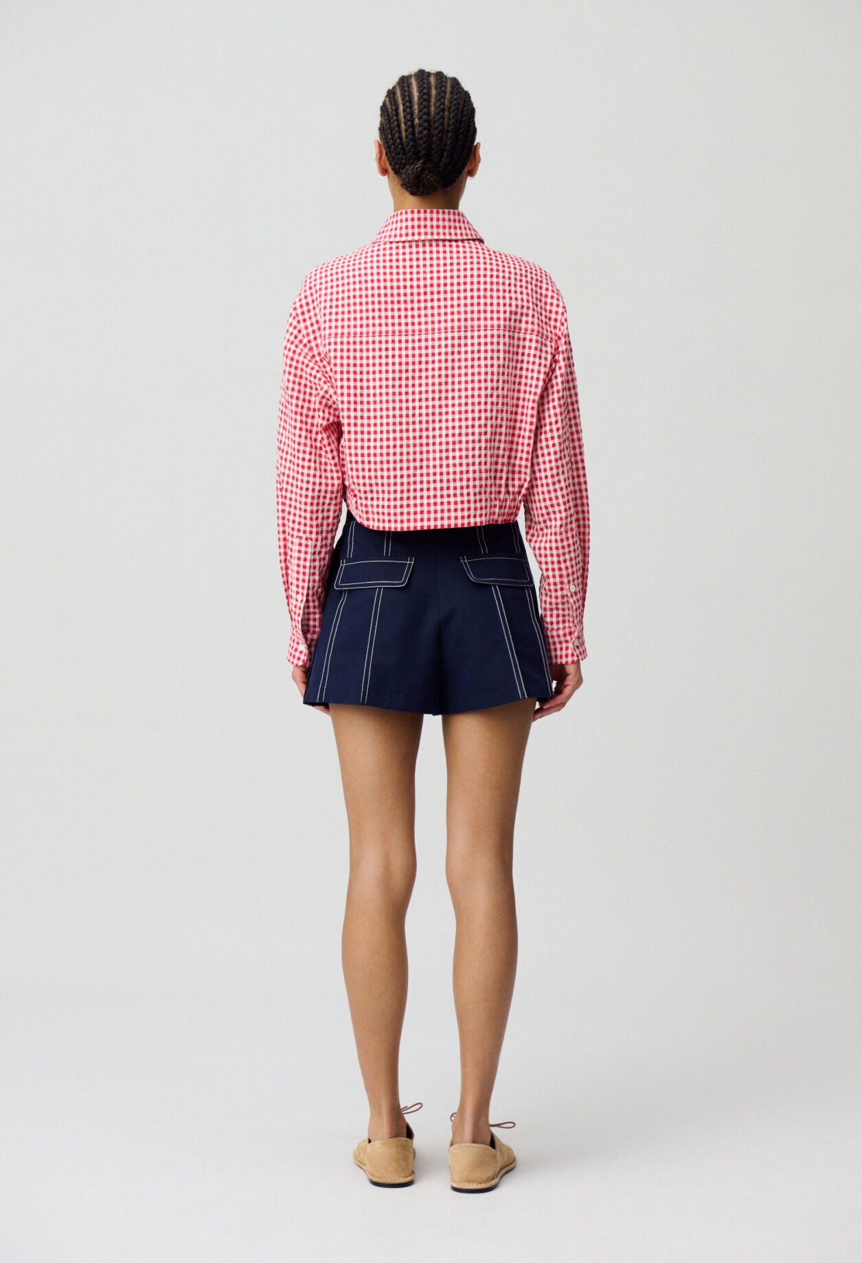 Chemise à carreaux vichy