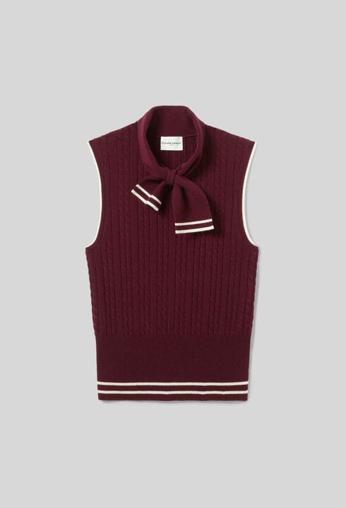 Sleeveless jumper