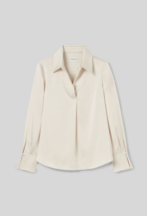 Blouse fluide plissée