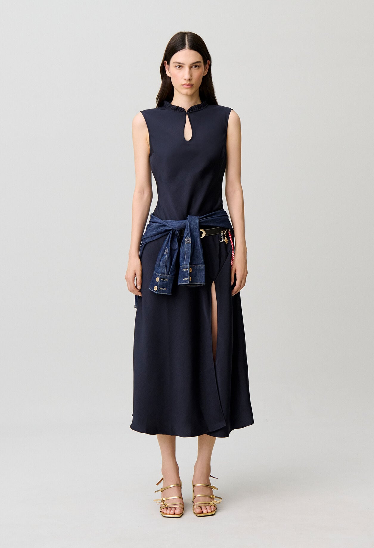 Robe midi fluide