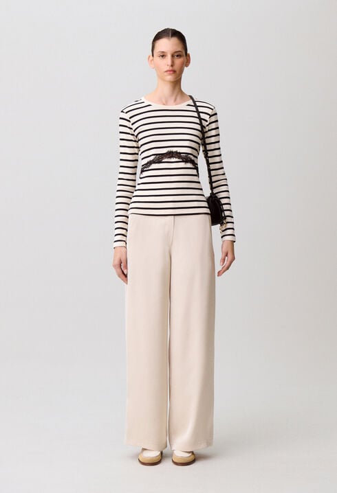 Pantalon satin