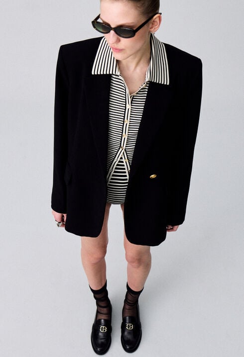 Veste tailleur boutonnée