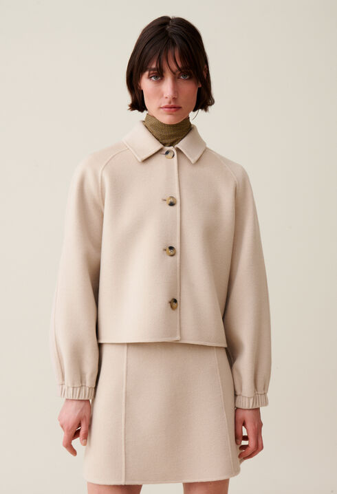 Veste courte col chemise