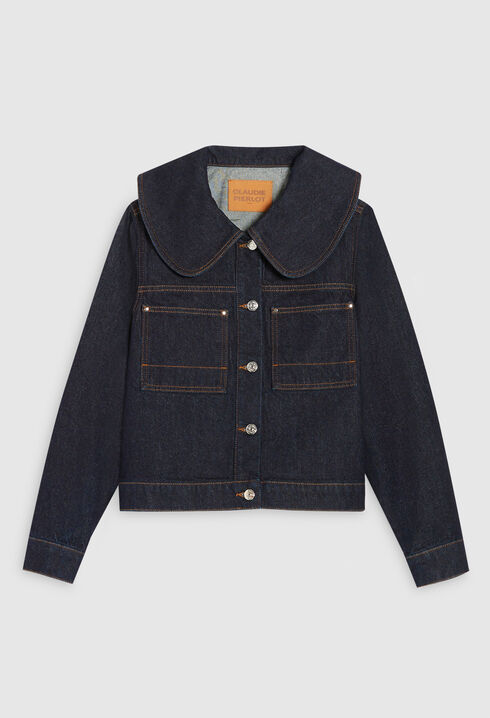 Veste denim brut