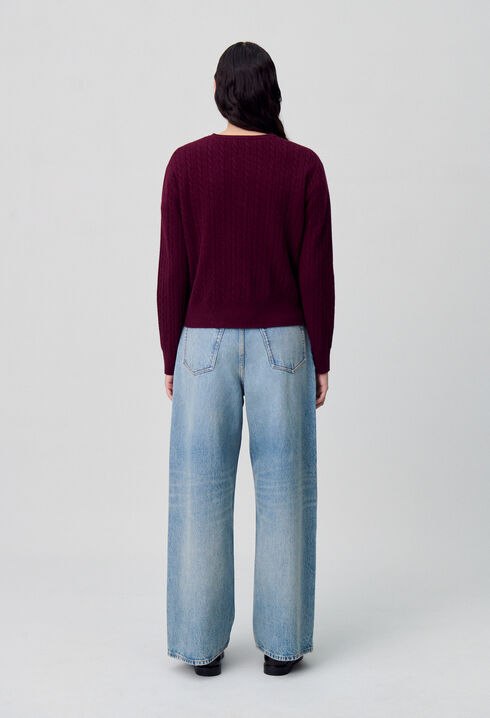 Henley Knit Sweater