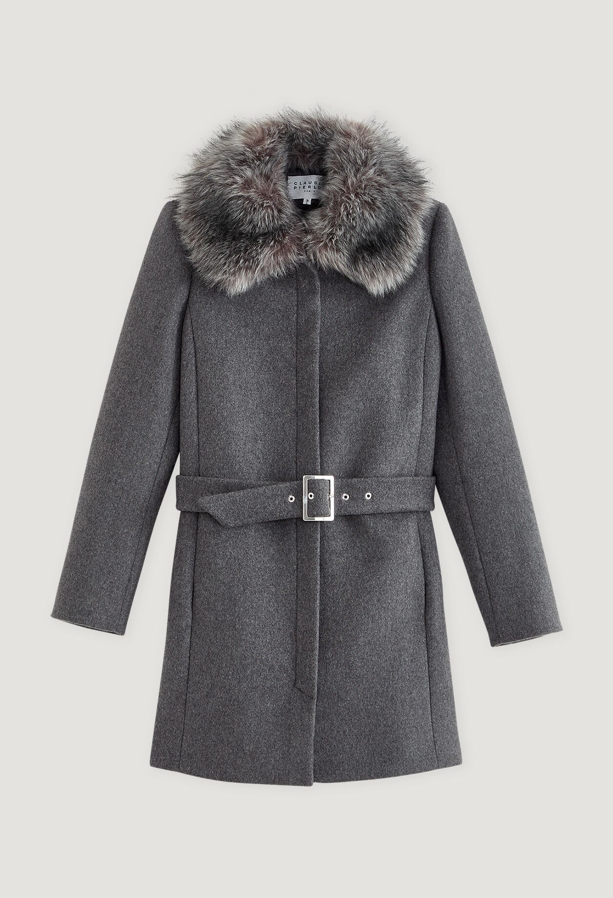 Wool and cashmere coat