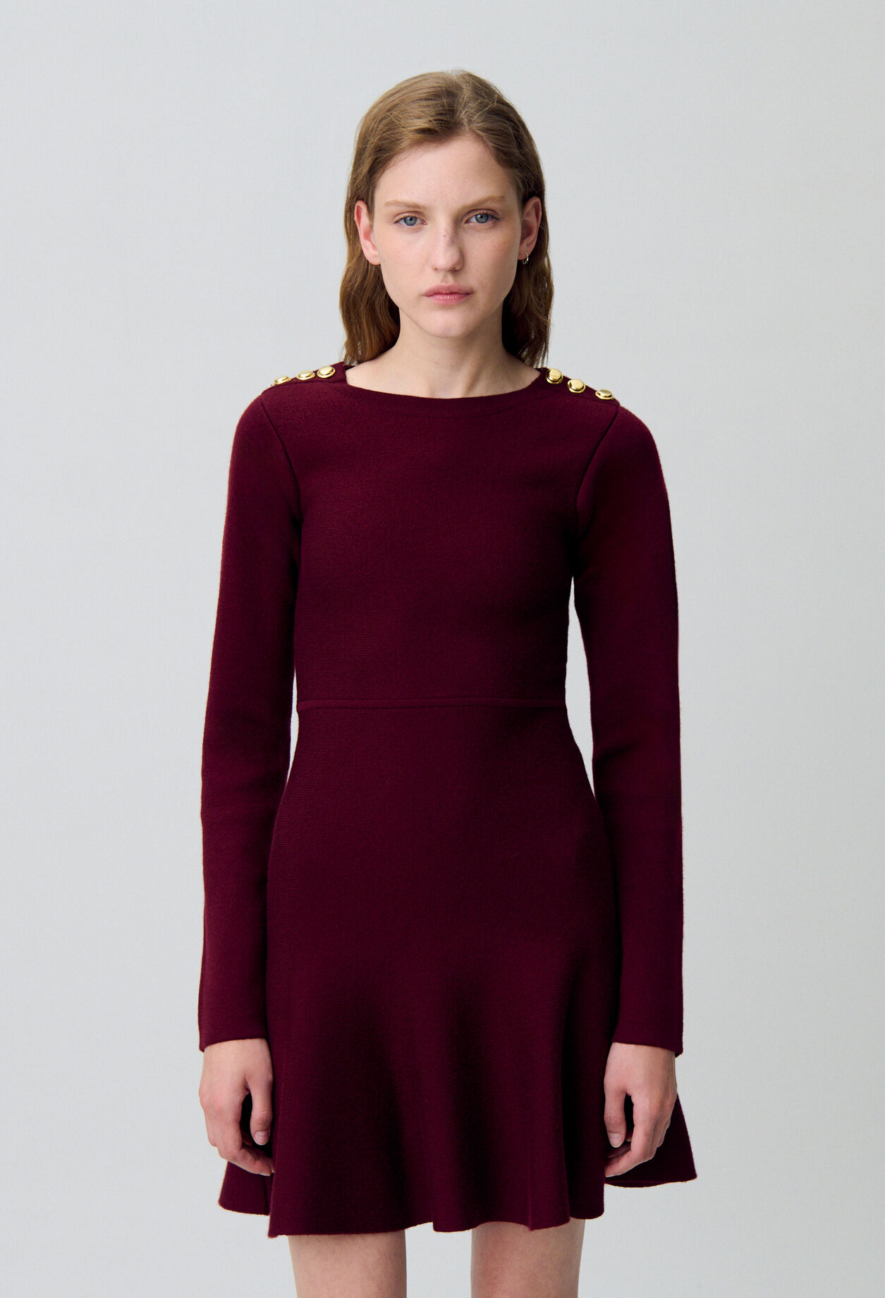 Robe maille patineuse