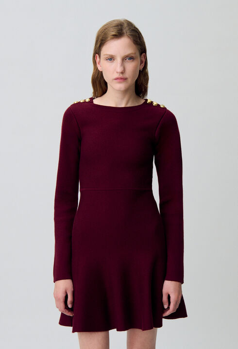 Robe maille patineuse