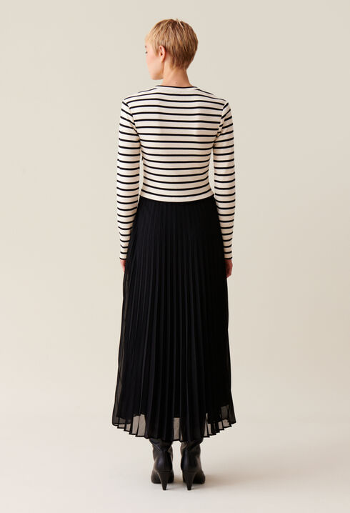 Gestreiftes Twist-Kleid