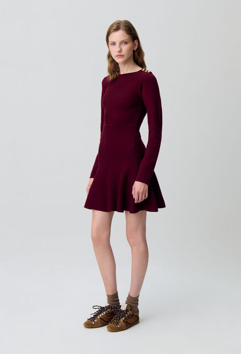 Robe maille patineuse