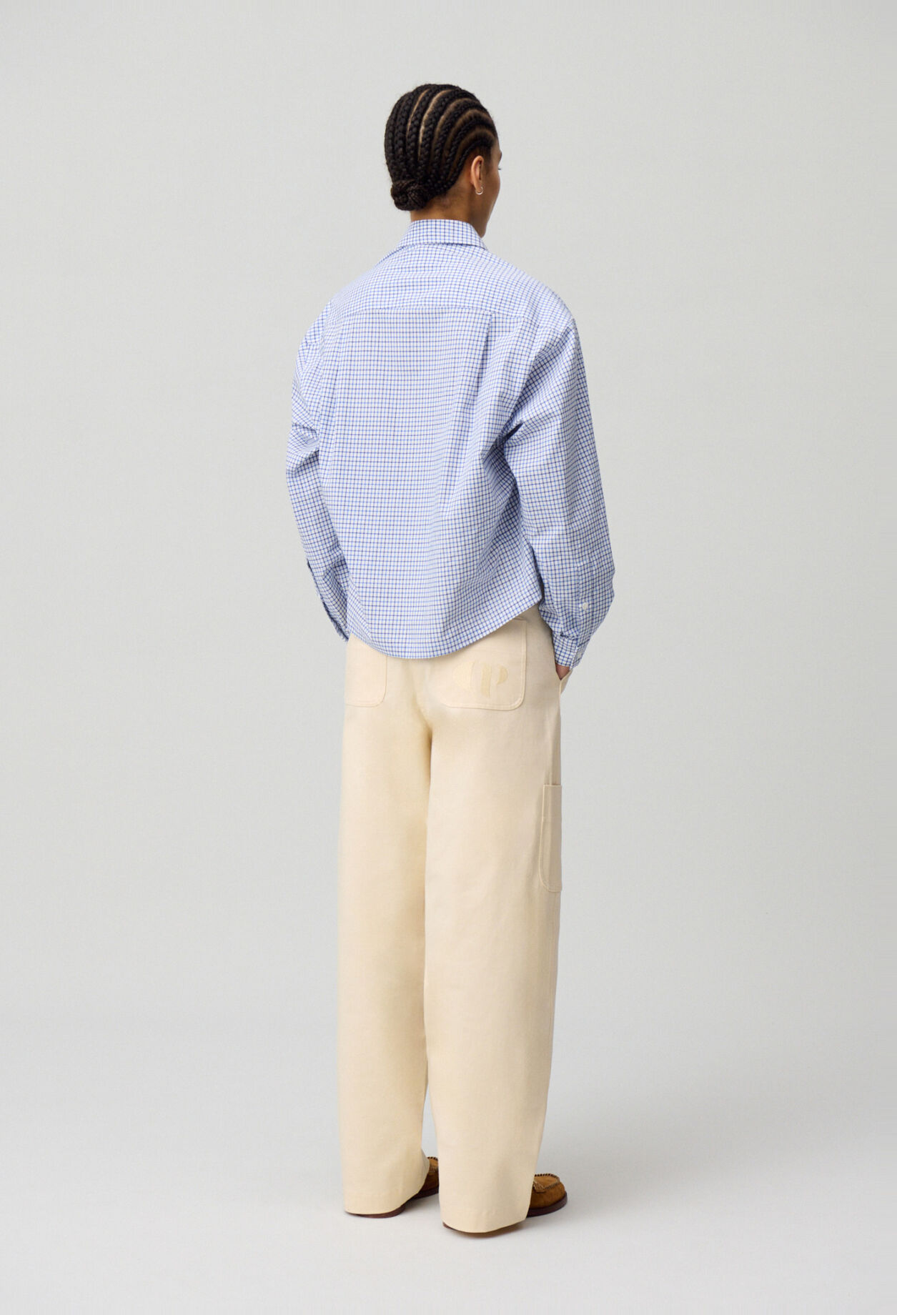Chemise carreaux poches