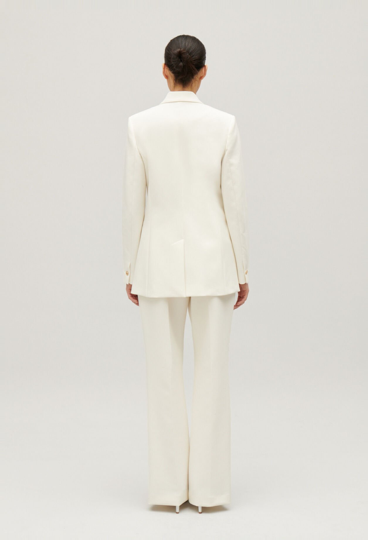 Veste tailleur bimatières