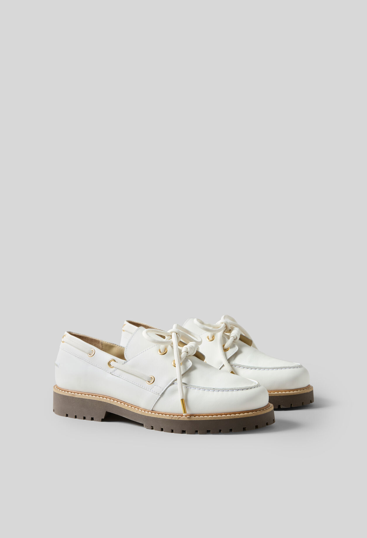 Bootsschuhe aus Leder