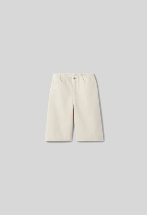 Bermuda denim &eacute;cru