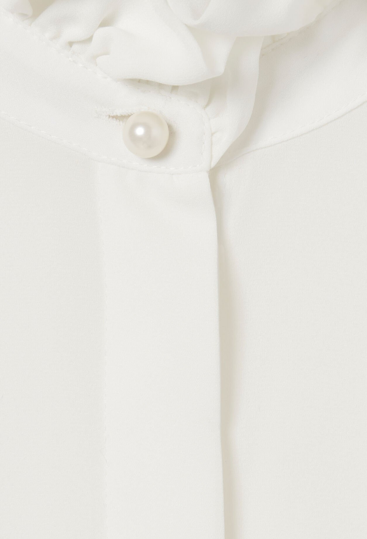 Bluse mit viktorianischem Kragen