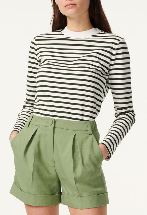 Breton top from eco-friendly viscose