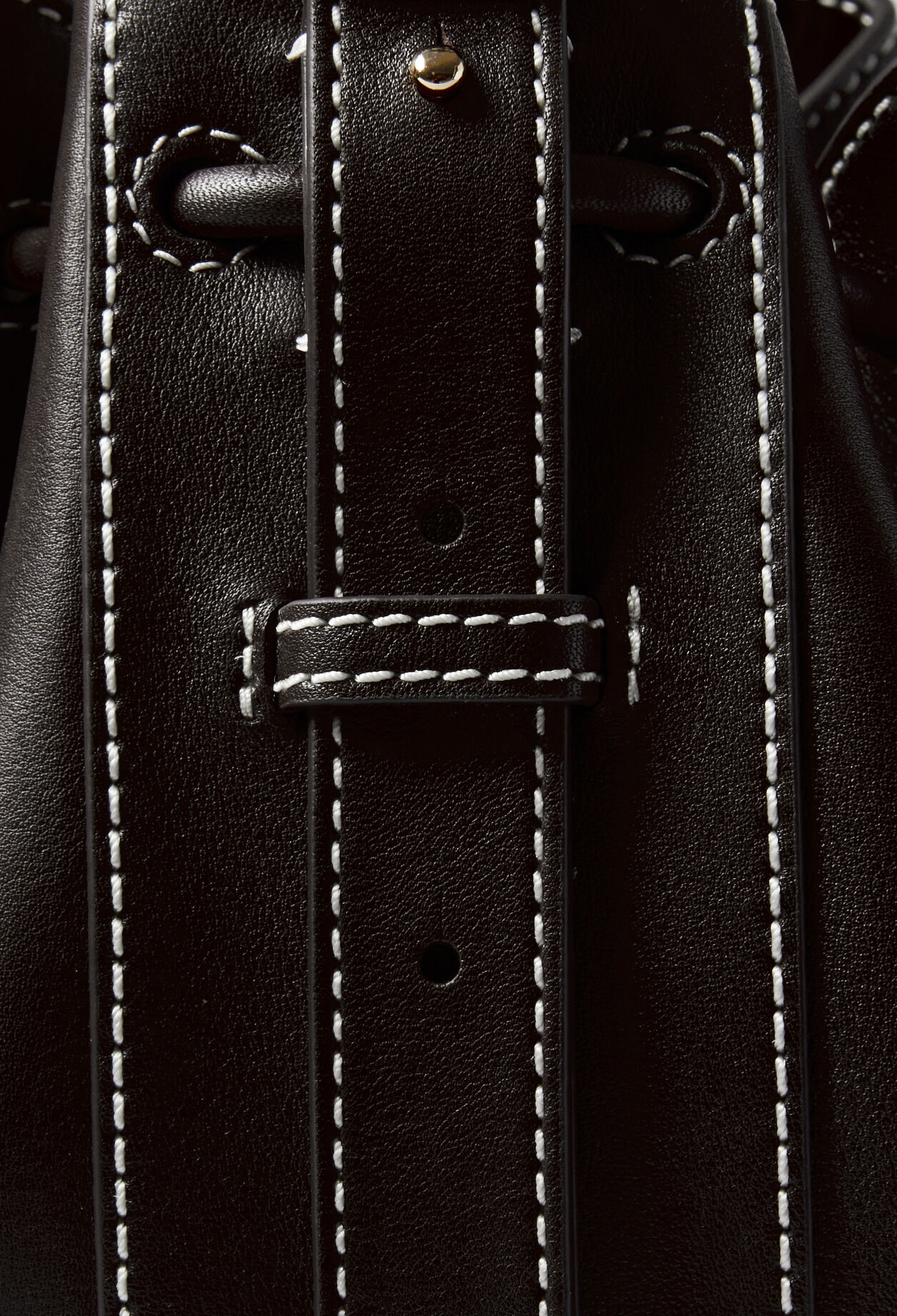 Leather Bucket Bag