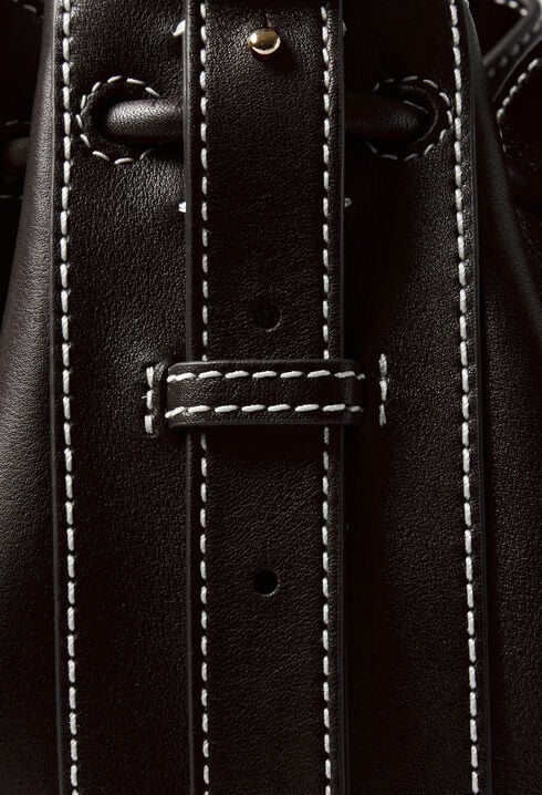 Leather Bucket Bag