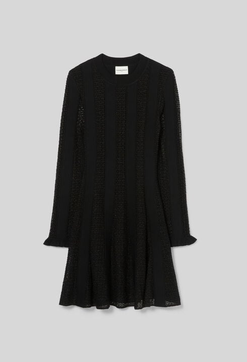 Robe patineuse maille lurex