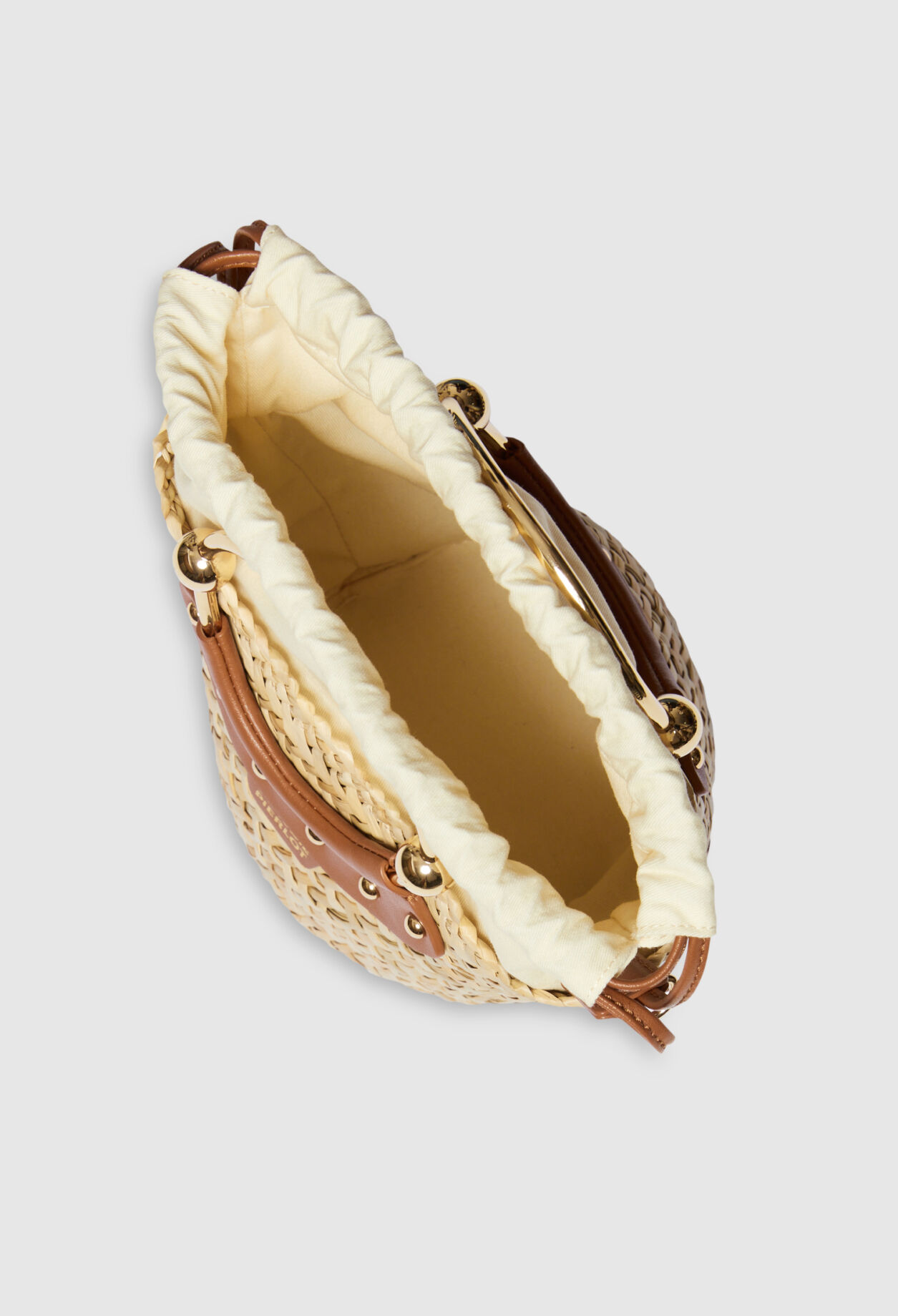 Mini panier Abeille paille